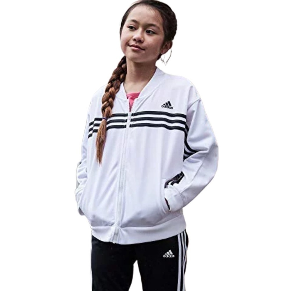 Adidas Athletic Track Jacket Girls Size Large 14